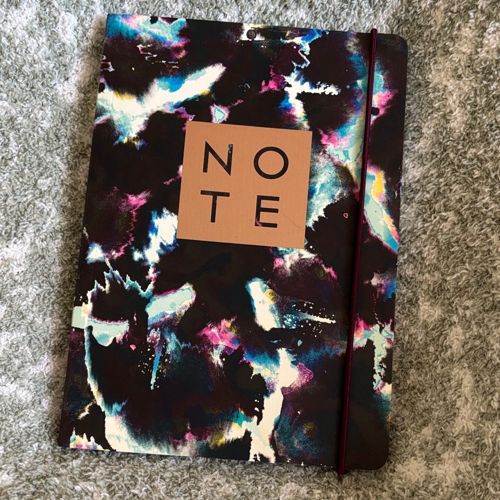 Colorful Cosmic NOTE Abstract Notebook Journal NWT lined 70 pgs